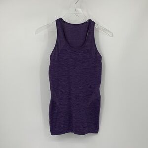 Sweaty Betty Seamless Gym vest tank top heathered purple Athletic women Small
